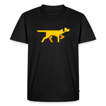 Hund Chien - T-shirt Premium bio Homme - noir - Devant - Nico (187cm)