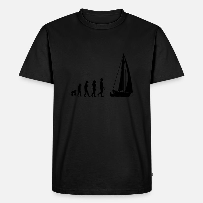 Voile évolution - T-shirt Premium bio Homme - noir