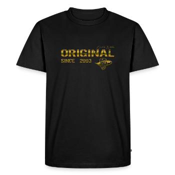 Original since 2003 - Men's Premium Organic T-Shirt - black - Front - Nico (187cm)