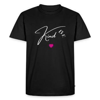 Be kind - T-shirt Premium bio Homme - noir - Devant - Nico (187cm)
