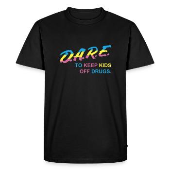 Atlanta Darius ose empêcher les enfants de se droguer. Refuser - T-shirt Premium bio Homme - noir - Devant - Nico (187cm)