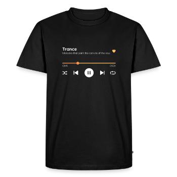 Transe - T-shirt Premium bio Homme - noir - Devant - Nico (187cm)