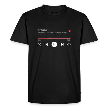 Transe - T-shirt Premium bio Homme - noir - Devant - Nico (187cm)