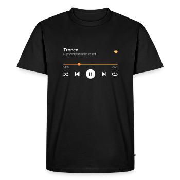 Transe - T-shirt Premium bio Homme - noir - Devant - Nico (187cm)