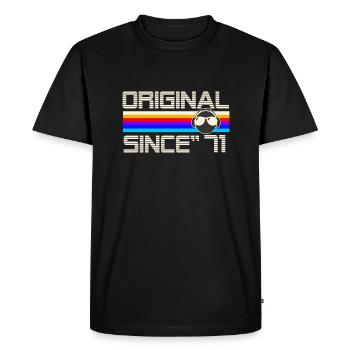 Since 71 - T-shirt Premium bio Homme - noir - Devant - Nico (187cm)