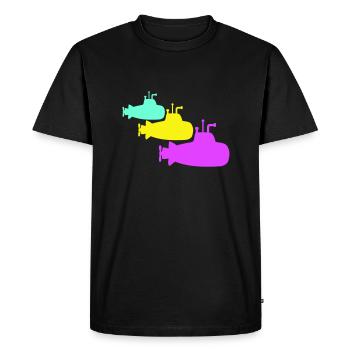 3 Submarines Fleet Three Squadrons Group Team Crew - Men's Premium Organic T-Shirt - black - Front - Nico (187cm)