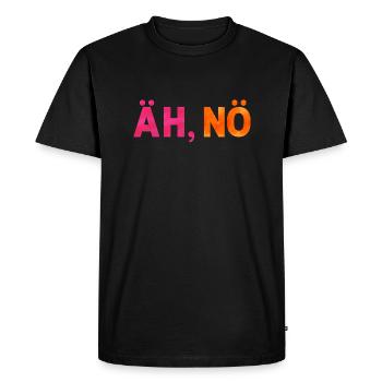 Euh, non. Euh non. Tout simplement non. Non - T-shirt Premium bio Homme - noir - Devant - Nico (187cm)