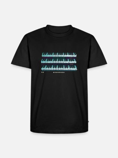 johannus1 - Männer Premium Bio T-Shirt - Schwarz