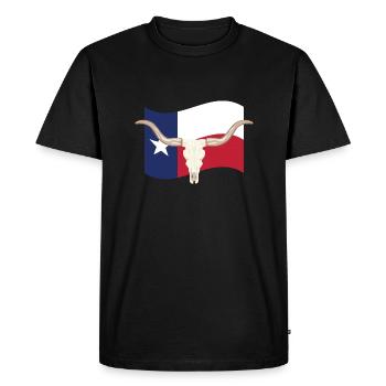 Texas - T-shirt Premium bio Homme - noir - Devant - Nico (187cm)