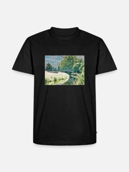 Stappenbrücke - Men's Premium Organic T-Shirt - black