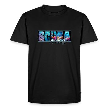 Scuba diving - Men's Premium Organic T-Shirt - black - Front - Nico (187cm)