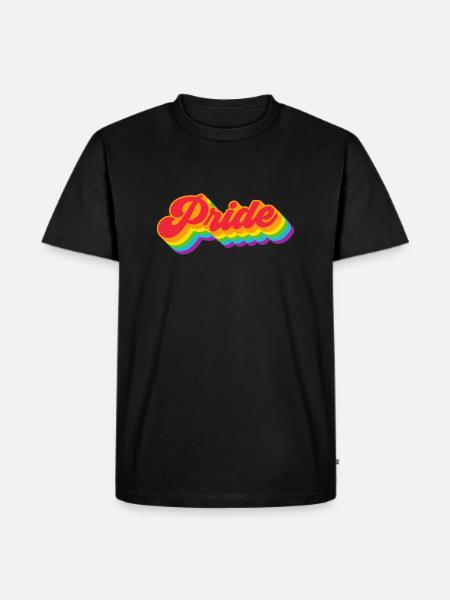 Pride | LGBTQIA+ | Show some love - Men's Premium Organic T-Shirt - black
