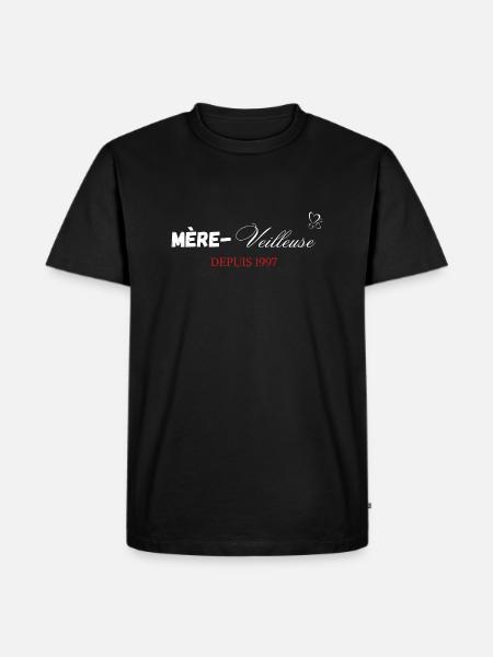 Mère veilleuse depuis 1997 - T-shirt Premium bio Homme - noir