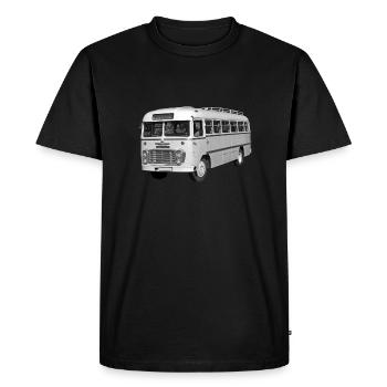 Bus Ikarus 31 Hungary GDR Ostalgie Oldtimer - Men's Premium Organic T-Shirt - black - Front - Nico (187cm)