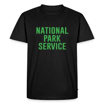 National Park Service Cool Sayings Scouts - Men's Premium Organic T-Shirt - black - Front - Nico (187cm)