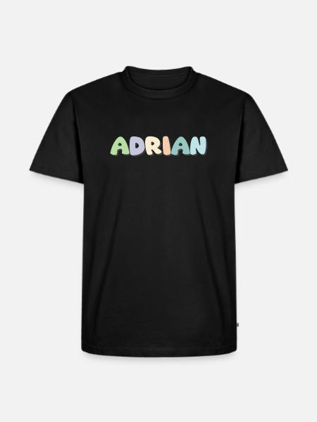 Nom - Adrian - T-shirt Premium bio Homme - noir