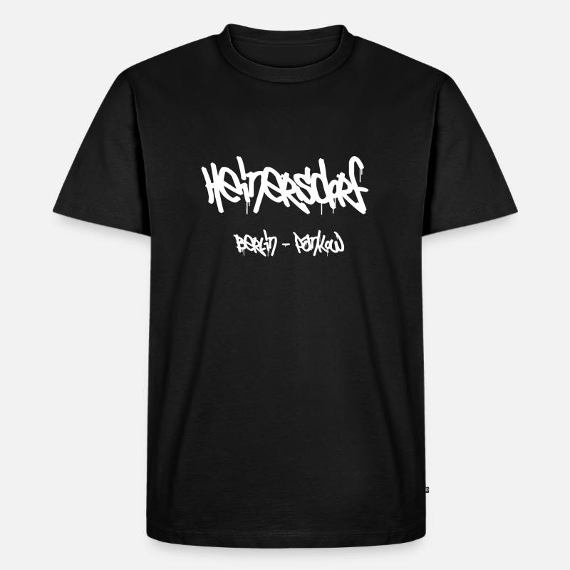 Heinersdorf - Pankow - Berlin Graffiti - Männer Premium Bio T-Shirt - Schwarz