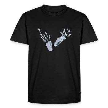 Toast - Men's Premium Organic T-Shirt - black - Front - Nico (187cm)