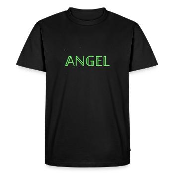 Ange v.3 | Original par. MMJ49 - T-shirt Premium bio Homme - noir - Devant - Nico (187cm)