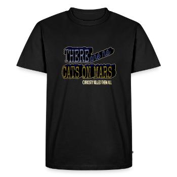 Happy Night Sky Cool Statement Present Idea Jokes - Men's Premium Organic T-Shirt - black - Front - Nico (187cm)