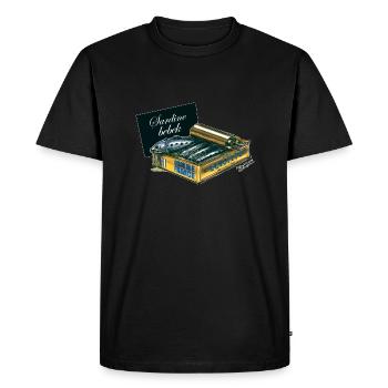 Sardine Bebek - Männer Premium Bio T-Shirt - Schwarz - Vorne - Nico (187cm)