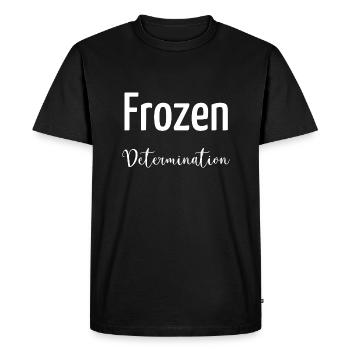 resilience mindset sayings fun hockey games - Men's Premium Organic T-Shirt - black - Front - Nico (187cm)