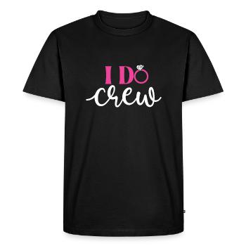 I Do Crew - Fête de mariée Mariage Fun - T-shirt Premium bio Homme - noir - Devant - Nico (187cm)
