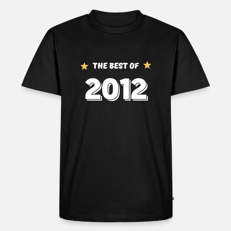 Das Beste aus 2012 - Männer Premium Bio T-Shirt - Schwarz