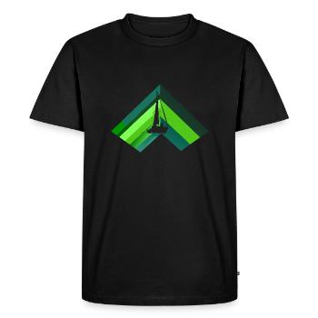 Sailing Sailing Ship - Men's Premium Organic T-Shirt - black - Front - Nico (187cm)