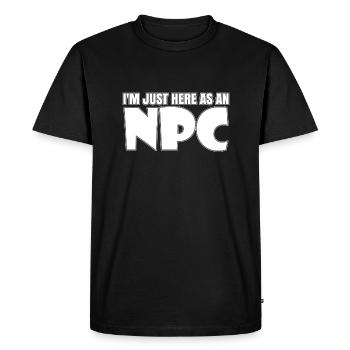 Drôle de GN en direct Cosplay de jeu de rôle - T-shirt Premium bio Homme - noir - Devant - Nico (187cm)
