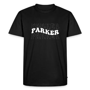 Funny Parker Groovy 4 Hommes Femmes Cool Parker Cravate - T-shirt Premium bio Homme - noir - Devant - Nico (187cm)