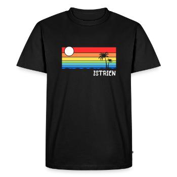Istrie Croatie Balkans Adriatique Idée de vacances - T-shirt Premium bio Homme - noir - Devant - Nico (187cm)