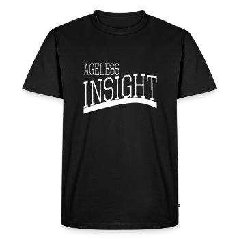 Sagesse Enseignements Drôle Citation Sage Décisions - T-shirt Premium bio Homme - noir - Devant - Nico (187cm)