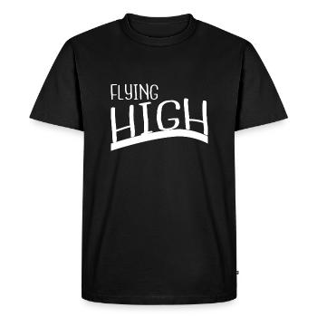 flight training aircraft technology present idea - Men's Premium Organic T-Shirt - black - Front - Nico (187cm)