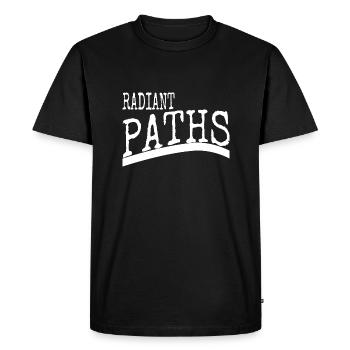 bday chasing the sun quote sunshine - Men's Premium Organic T-Shirt - black - Front - Nico (187cm)