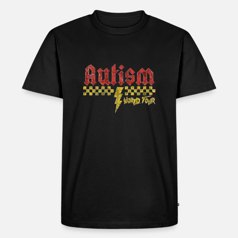 Autismus-Bewusstsein: anders, anders, besser - Männer Premium Bio T-Shirt - Schwarz