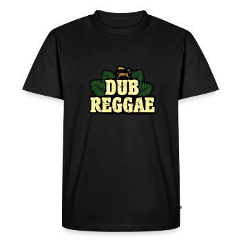 Dub Reggae - T-shirt Premium bio Homme - noir - Devant - Nico (187cm)