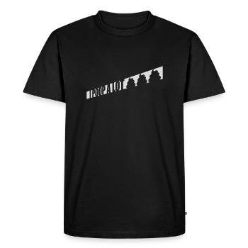 Je fais beaucoup caca - T-shirt Premium bio Homme - noir - Devant - Nico (187cm)