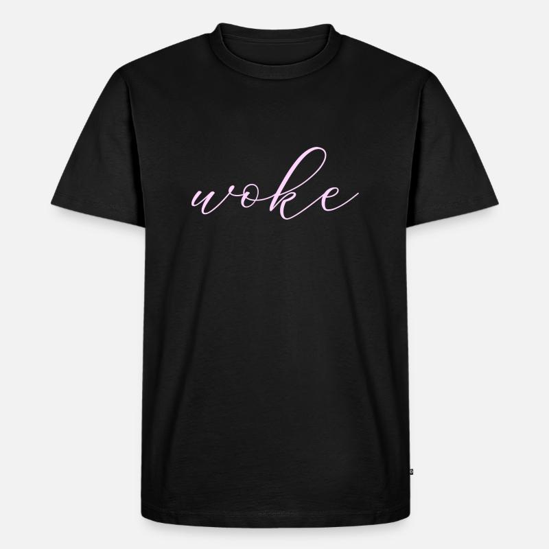 Autodérision : WOKE - T-shirt Premium bio Homme - noir