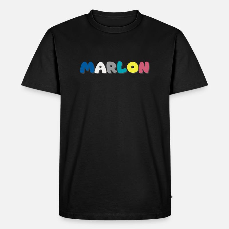 Nom - Marlon - T-shirt Premium bio Homme - noir
