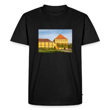 Château d’Osnabrück (Schloss Osnabrück) Osnabrück - T-shirt Premium bio Homme - noir - Devant - Nico (187cm)