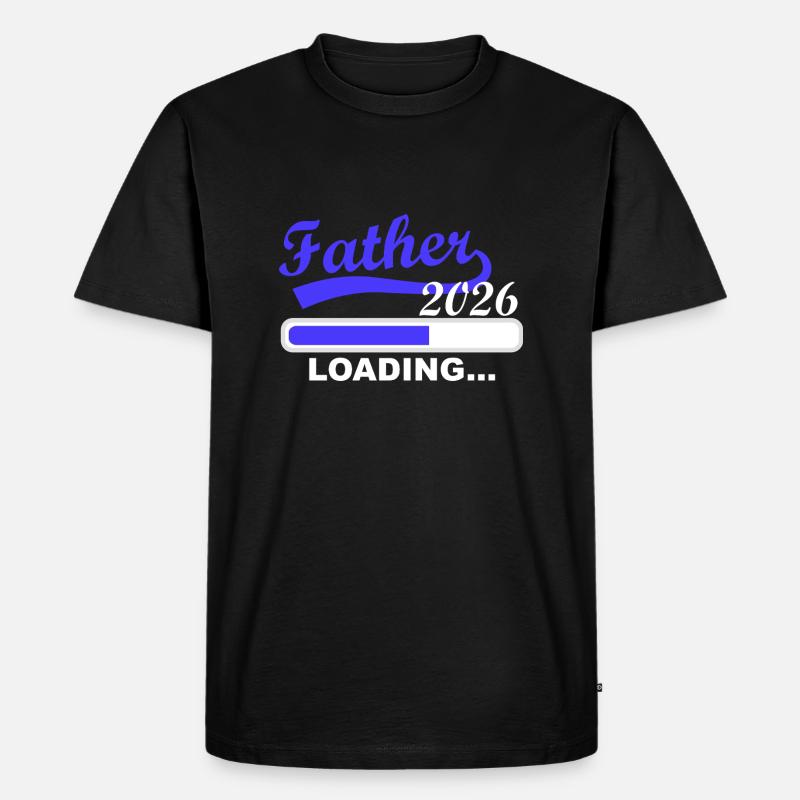 Vater 2026 Wird Bald Wirklichkeit - Männer Premium Bio T-Shirt - Schwarz