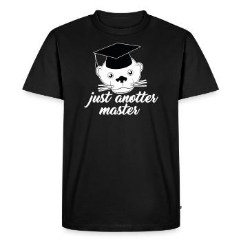 Just anotter Master lustiges Wortspiel - Männer Premium Bio T-Shirt - Schwarz - Vorne - Nico (187cm)