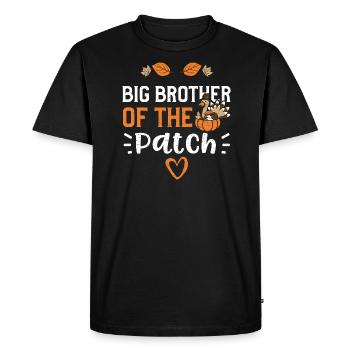 Big Brother Of The Patch - Men's Premium Organic T-Shirt - black - Front - Nico (187cm)