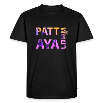 Pattaya - T-shirt Premium bio Homme - noir - Devant - Nico (187cm)