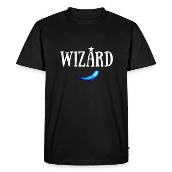 WIZARD JDR SORTILEGE - T-shirt Premium bio Homme - noir - Devant - Nico (187cm)