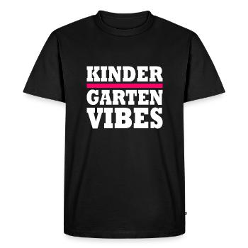 kindergarten vibes - T-shirt Premium bio Homme - noir - Devant - Nico (187cm)