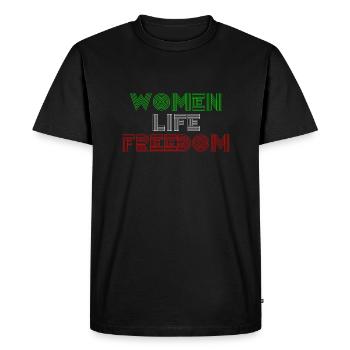 Liberté de vie des femmes - Femmes iraniennes mignonnes - T-shirt Premium bio Homme - noir - Devant - Nico (187cm)