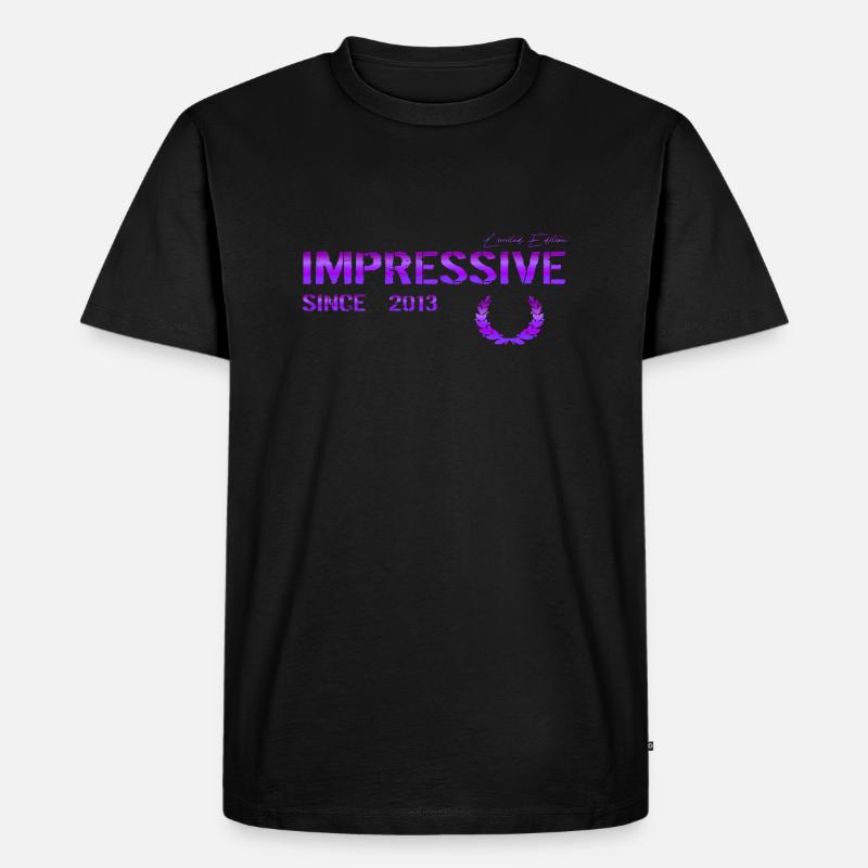 Impressive since 2013 - Männer Premium Bio T-Shirt - Schwarz