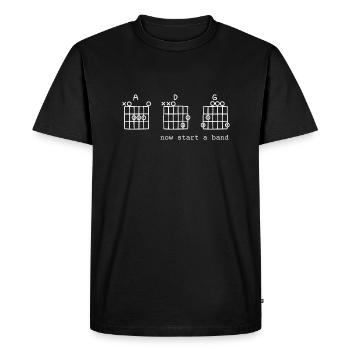 C’est drôle: Maintenant, commencez un design de groupe pour les t-shirts - T-shirt Premium bio Homme - noir - Devant - Nico (187cm)
